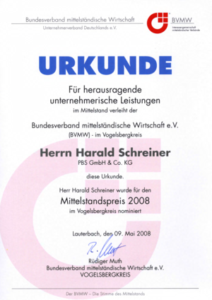 BVMW Mittelstandspreis 